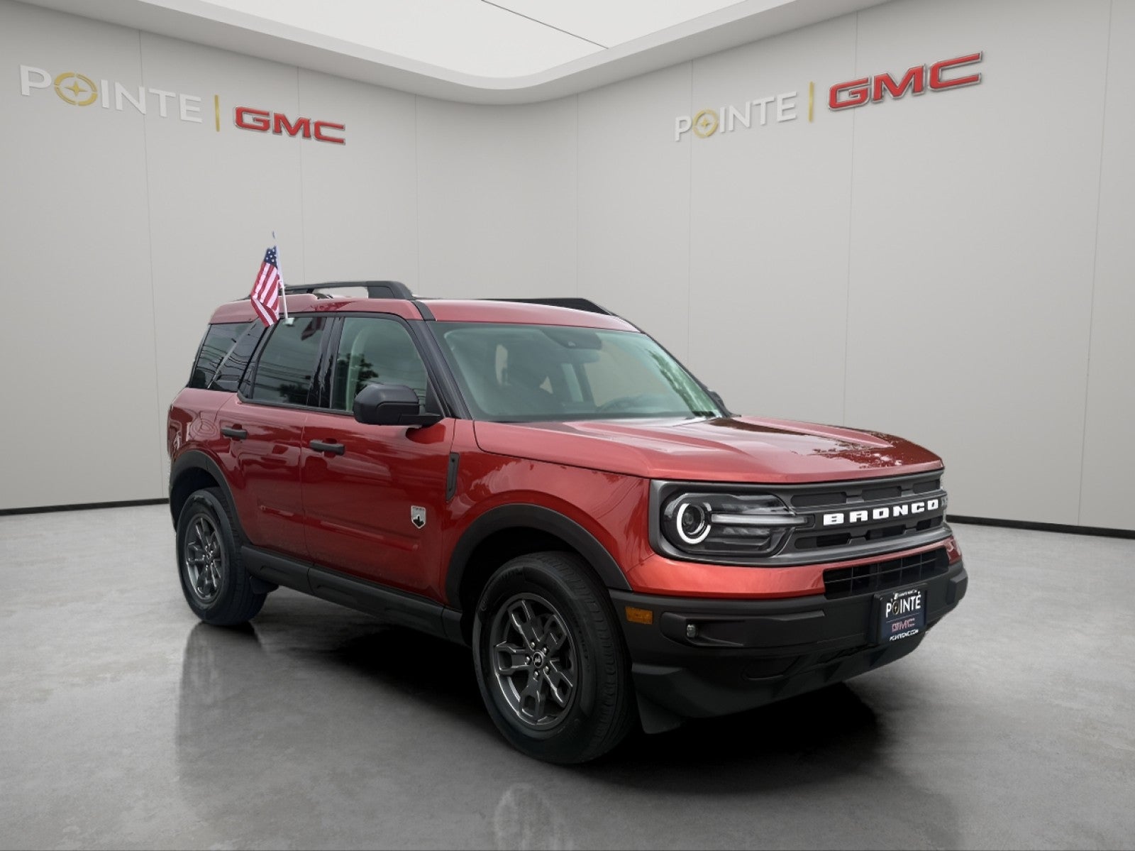 2023 Ford Bronco Sport Big Bend in Red — front three-quarter view