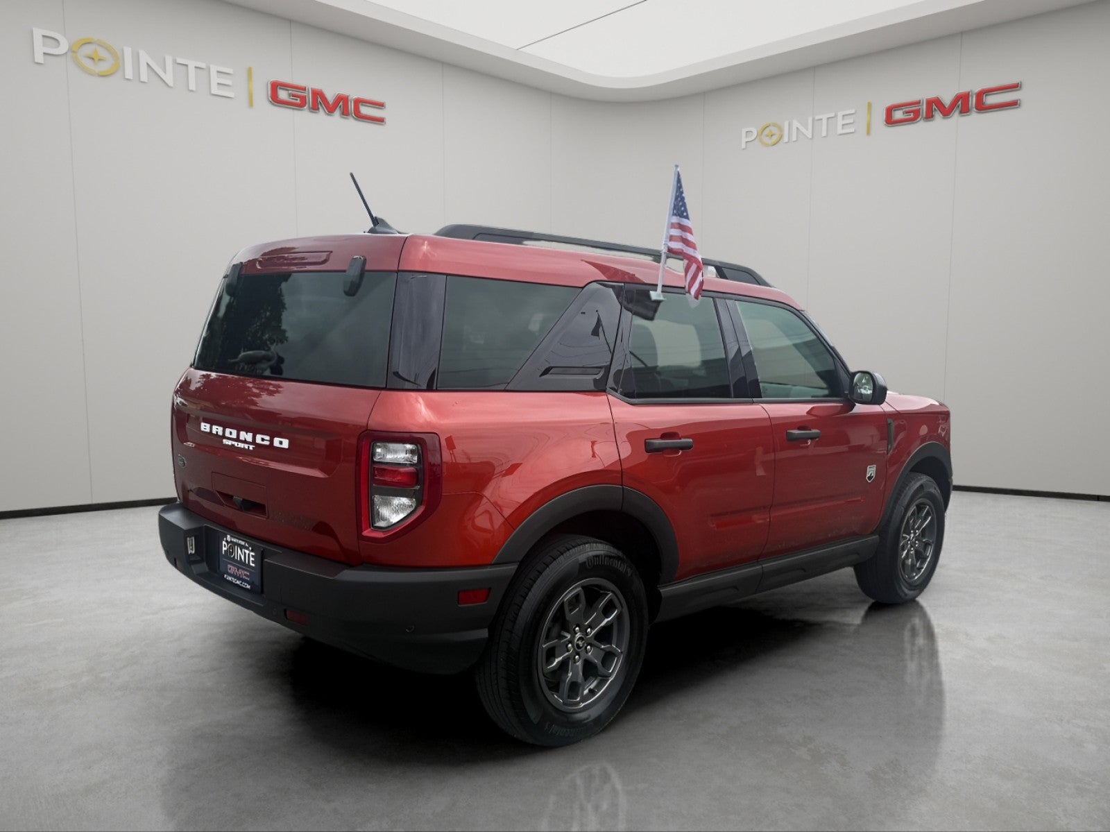 2023 Ford Bronco Sport — rear three-quarter view