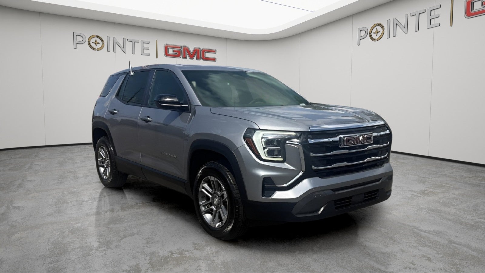 2025 GMC Terrain Elevation in Sterling Metallic — front three-quarter view
